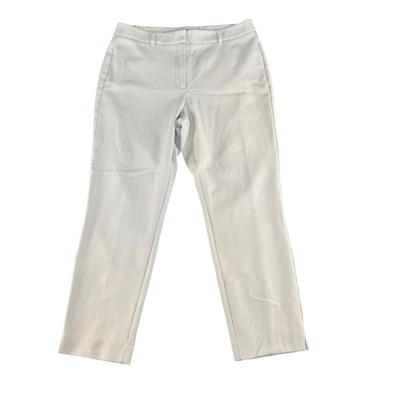 White House Black Market Pants - White House Black Market WHBM Cream Textured Ankle Dress Pants 12 Professional